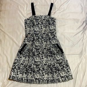 Alexis Black and White Mini Dress